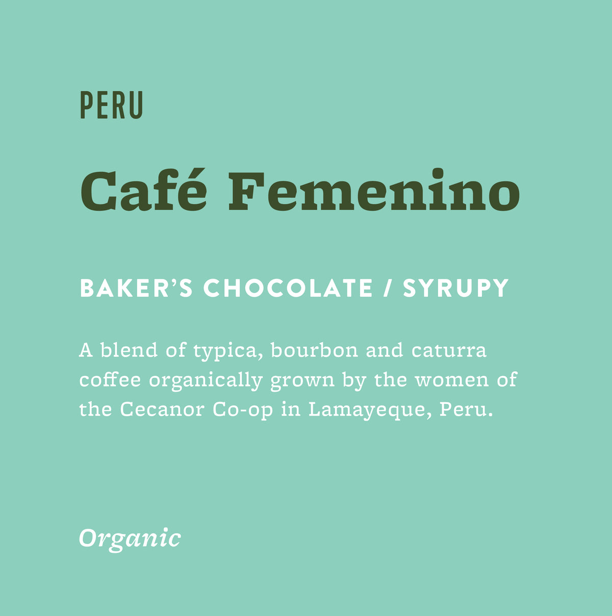 Café Femenino
