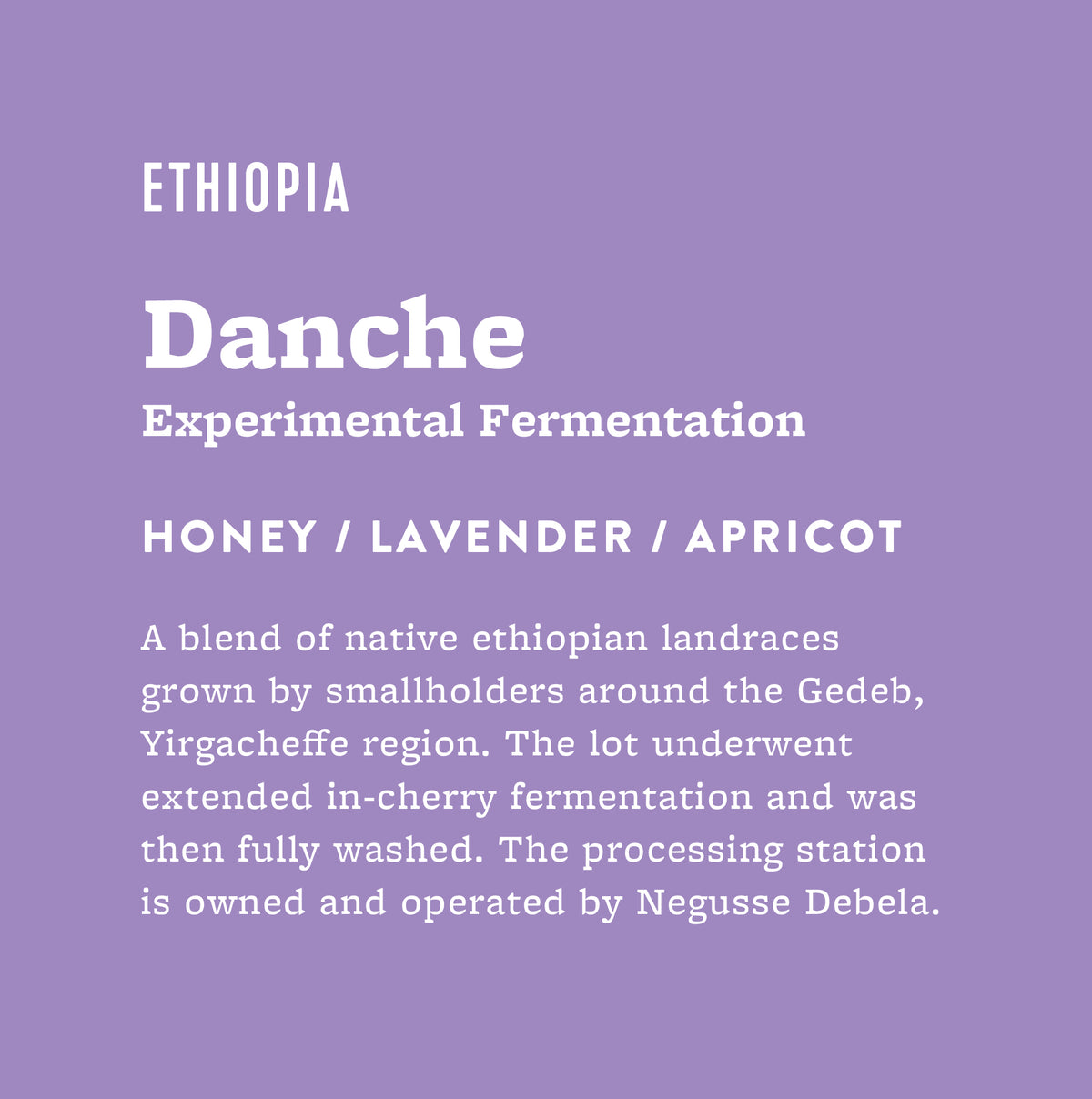 Danche Anaerobic Washed